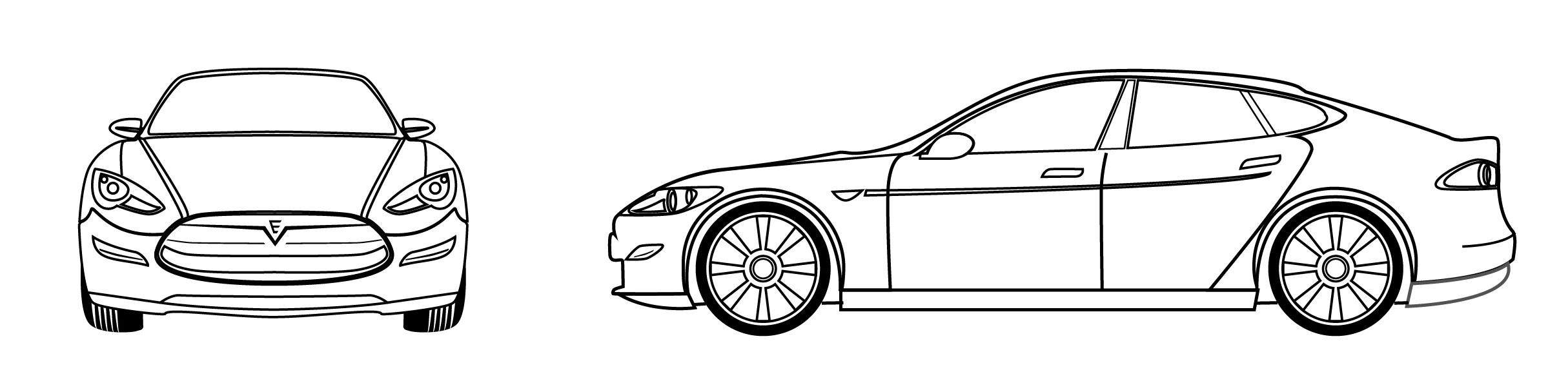 tesla-car-illustration